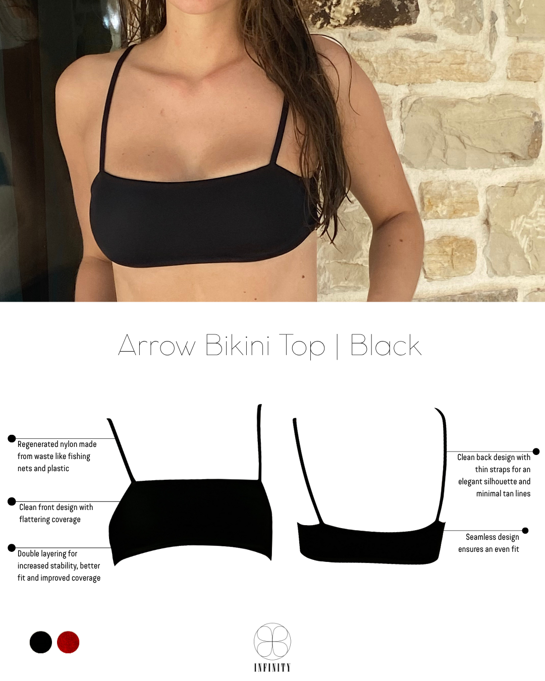 Arrow Bikini Top
