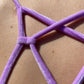 Machine Gun Bikini-Top in Lavendel-Samt